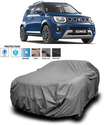 CODOKI Car Cover For Maruti Ignis (With Mirror Pockets)(Grey)