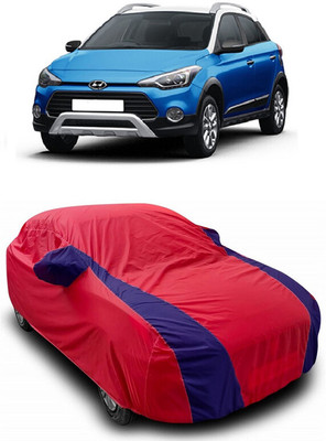 ANTOFY Car Cover For Hyundai i20 Active 1.2 S (With Mirror Pockets)(Red, Blue)