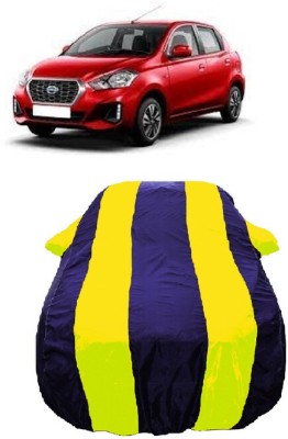 Wegather Car Cover For Datsun Datsun GO Datsun GO A Petrol (With Mirror Pockets)(Yellow)