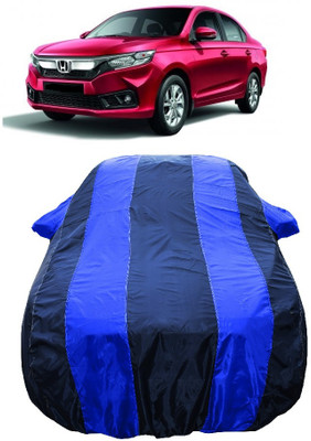 Wegather Car Cover For Honda Amaze S Petrol (With Mirror Pockets)(Blue)
