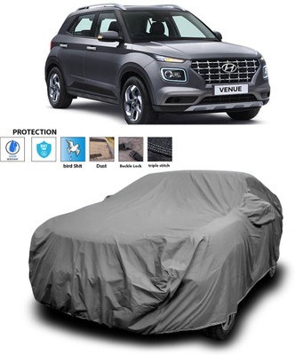 PAGORA Car Cover For Hyundai Venue (With Mirror Pockets)(Grey)