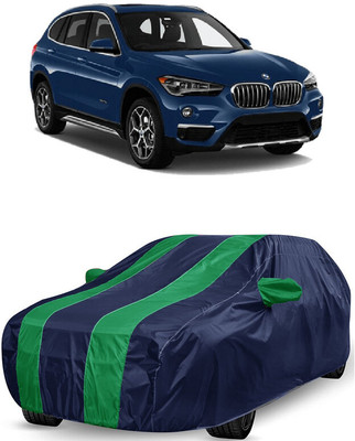 ANTOFY Car Cover For BMW X1 sDrive 20d xLine Diesel (With Mirror Pockets)(Green, Blue)
