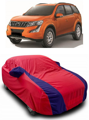 ANTOFY Car Cover For Mahindra XUV500 W9 Diesel (With Mirror Pockets)(Red, Blue)