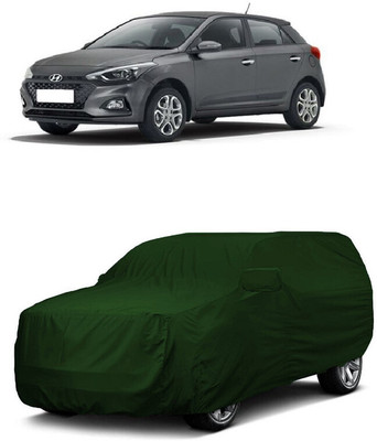 ANTOFY Car Cover For Hyundai Elite i20 Asta Option CVT Petrol (With Mirror Pockets)(Green)