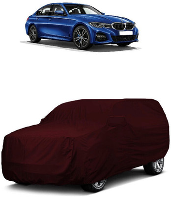 ANTOFY Car Cover For Mini Cooper 3 Series (With Mirror Pockets)(Maroon)