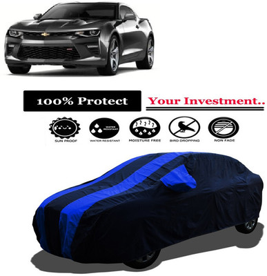 Amexride Car Cover For Chevrolet Camaro 6.2L (With Mirror Pockets)(Multicolor)