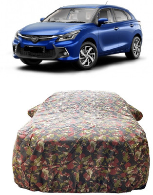 Wegather Car Cover For Toyota Glanza G Petrol (With Mirror Pockets)(Multicolor)