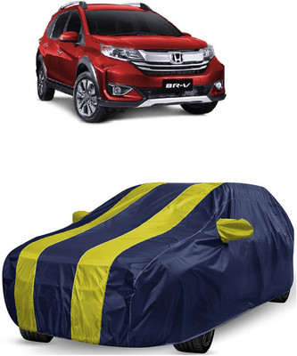 ANTOFY Car Cover For Honda BRV (With Mirror Pockets)(Yellow, Blue)