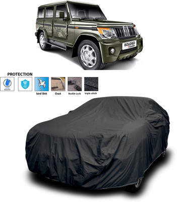 CODOKI Car Cover For Mahindra Bolero (With Mirror Pockets)(Black)