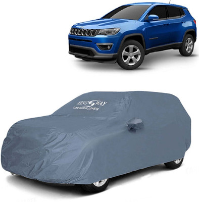 Kingsway Car Cover For Jeep Compass (With Mirror Pockets)(Grey, For 2017, 2018, 2019, 2020 Models)