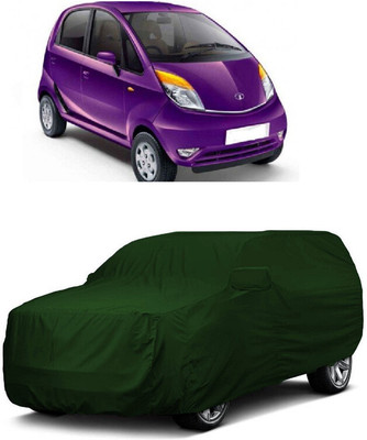 ANTOFY Car Cover For Tata Nano LX (With Mirror Pockets)(Green)