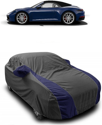 ANTOFY Car Cover For Porsche 911 Carrera S Cabriolet (With Mirror Pockets)(Grey, Blue)