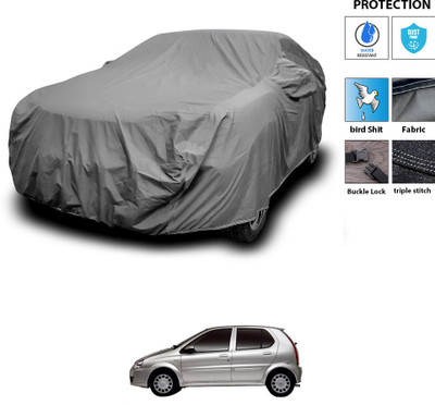 CODOKI Car Cover For Tata Indica V2 (With Mirror Pockets)(Grey)