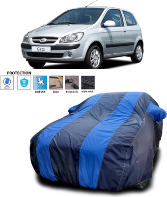 PAGORA Car Cover For Hyundai Getz (With Mirror Pockets)(Blue)