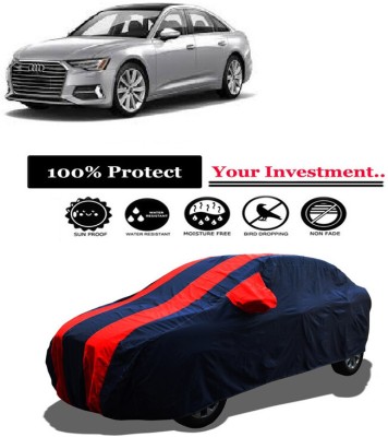 Amexride Car Cover For Audi A6 4F2 2.0 TFSI (With Mirror Pockets)(Red)