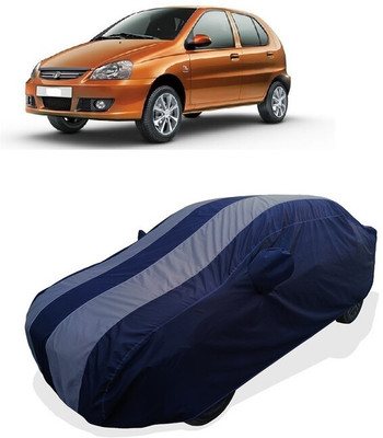 Coxtor Car Cover For Tata Indica Dicor (With Mirror Pockets)(Grey)
