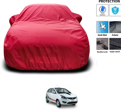 GOSHIV-car and bike accessories Car Cover For Tata Bolt (With Mirror Pockets)(Maroon)