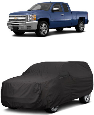 ANTOFY Car Cover For Chevrolet Silverado 4.8L (With Mirror Pockets)(Grey)