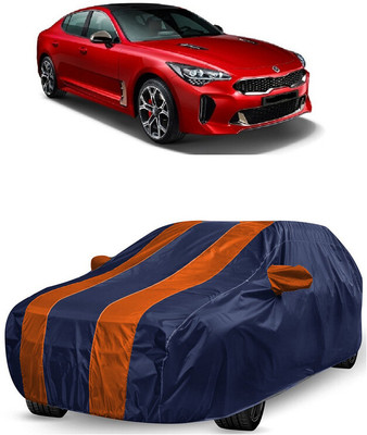 ANTOFY Car Cover For Kia Stinger GT (With Mirror Pockets)(Orange, Blue)