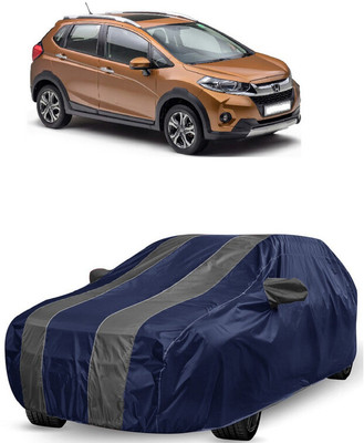 ANTOFY Car Cover For Honda WRV (With Mirror Pockets)(Grey, Blue)