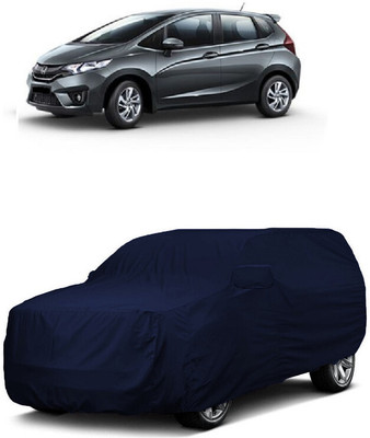 ANTOFY Car Cover For Honda Jazz 1.5 E i DTEC (With Mirror Pockets)(Blue)