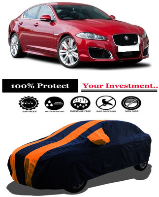 Amexride Car Cover For Jaguar XFR (With Mirror Pockets)(Orange)