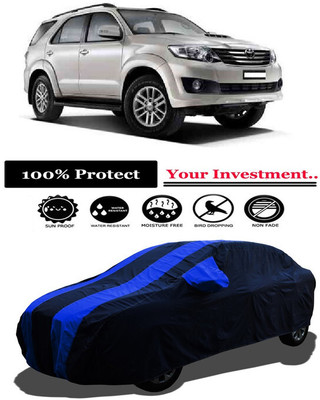 Amexride Car Cover For Toyota Fortuner 2.5 4x2 MT TRD Sportivo (With Mirror Pockets)(Multicolor)