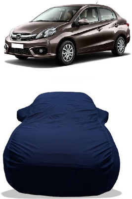 Wegather Car Cover For Honda Amaze VX CVT i-VTEC (With Mirror Pockets)(Blue)