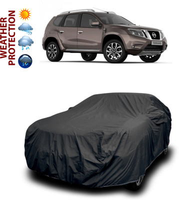 PAGORA Car Cover For Nissan Terrano (With Mirror Pockets)(Black)