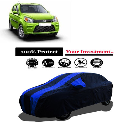 Amexride Car Cover For Maruti Suzuki Alto 800 STD Opt Petrol (With Mirror Pockets)(Multicolor)