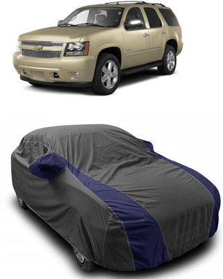 ANTOFY Car Cover For Chevrolet Tahoe 5.7L V8 (With Mirror Pockets)(Grey, Blue)