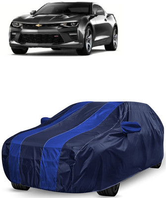 ANTOFY Car Cover For Chevrolet Camaro 6.2L (With Mirror Pockets)(Blue, Blue)