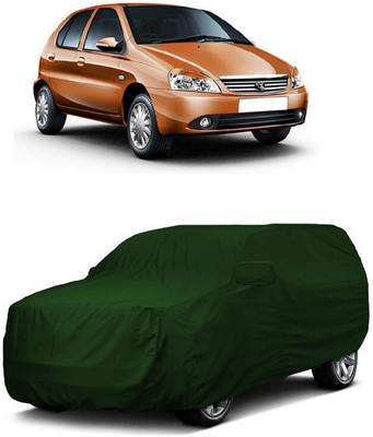 ANTOFY Car Cover For Tata Indica DLX (With Mirror Pockets)(Green)