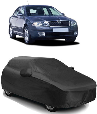 SUGASHRI Car Cover For Skoda Octavia 1.9 TDI (With Mirror Pockets)(Grey)