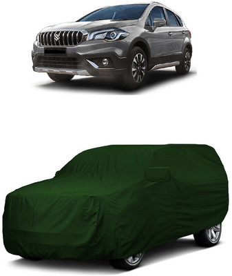 ANTOFY Car Cover For Maruti Suzuki S-Cross Premia (With Mirror Pockets)(Green)