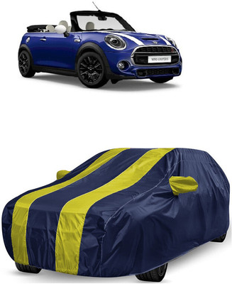 ANTOFY Car Cover For Mini Cooper Cooper Convertible S Petrol (With Mirror Pockets)(Yellow, Blue)