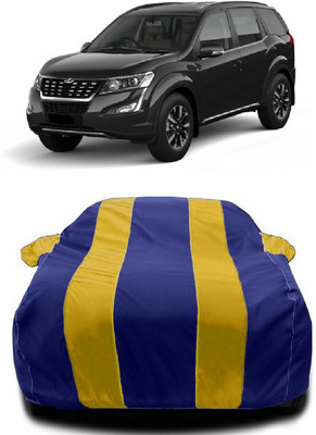 Autoprime Car Cover For Mahindra XUV500 W9 AT Diesel (With Mirror Pockets)(Yellow, Blue)