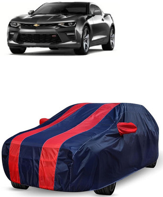 ANTOFY Car Cover For Chevrolet Camaro 6.2L (With Mirror Pockets)(Red, Blue)