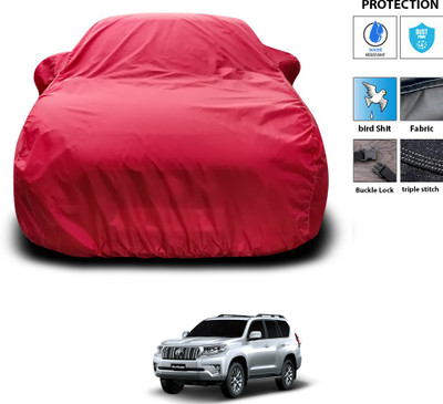 PAGORA Car Cover For Toyota Prado (With Mirror Pockets)(Maroon)