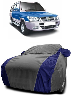 SUGASHRI Car Cover For ICML Rhino (With Mirror Pockets)(Grey, Blue)