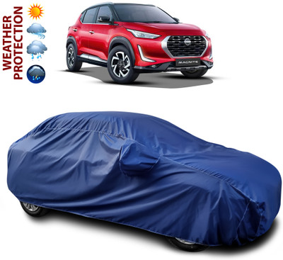 CODOKI Car Cover For Nissan Magnite (With Mirror Pockets)(Blue)