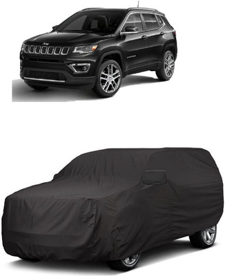 ANTOFY Car Cover For Jeep Compass 2.0 Limited Option 4X4 Black Diesel (With Mirror Pockets)(Grey)