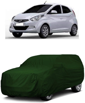 ANTOFY Car Cover For Hyundai EON Era Plus Option (With Mirror Pockets)(Green)