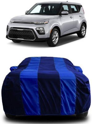 SUGASHRI Car Cover For Kia Soul (With Mirror Pockets)(Blue, Blue)