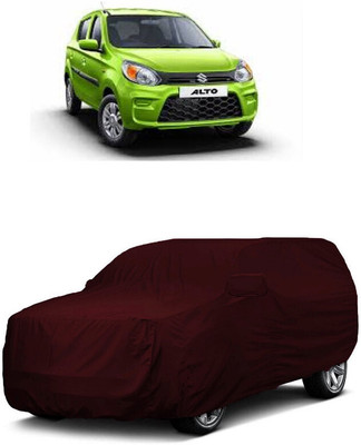 ANTOFY Car Cover For Maruti Suzuki Alto 800 STD Opt Petrol (With Mirror Pockets)(Maroon)
