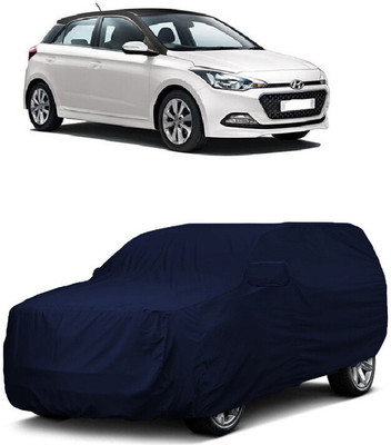 ANTOFY Car Cover For Hyundai Elite i20 Sportz Plus Dual Tone Petrol (With Mirror Pockets)(Blue)