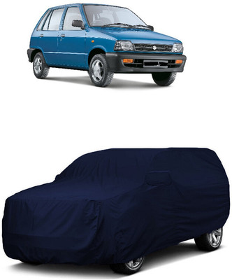 ANTOFY Car Cover For Maruti 800 AC Uniq (With Mirror Pockets)(Blue)