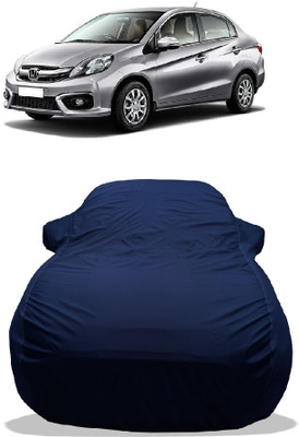 Wegather Car Cover For Honda Amaze SX i-VTEC (With Mirror Pockets)(Blue)