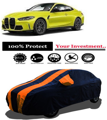 Amexride Car Cover For BMW M4 (With Mirror Pockets)(Orange)