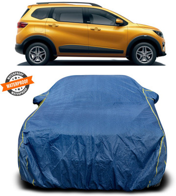 CODOKI Car Cover For Renault Triber (With Mirror Pockets)(Blue)